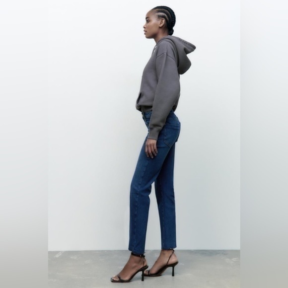 NWT Zara Z1975 High Rise Mini Flare Jeans - Picture 5 of 15